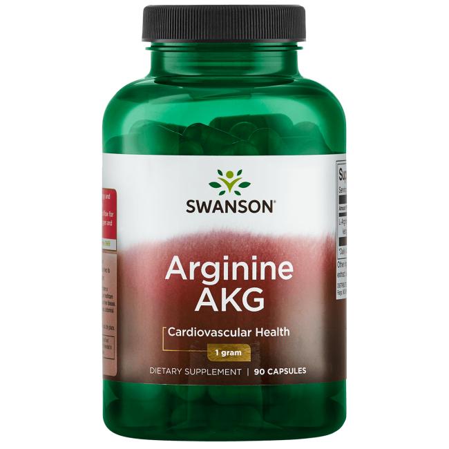 Arginine AKG 1,000 mg 90 Caps Swanson