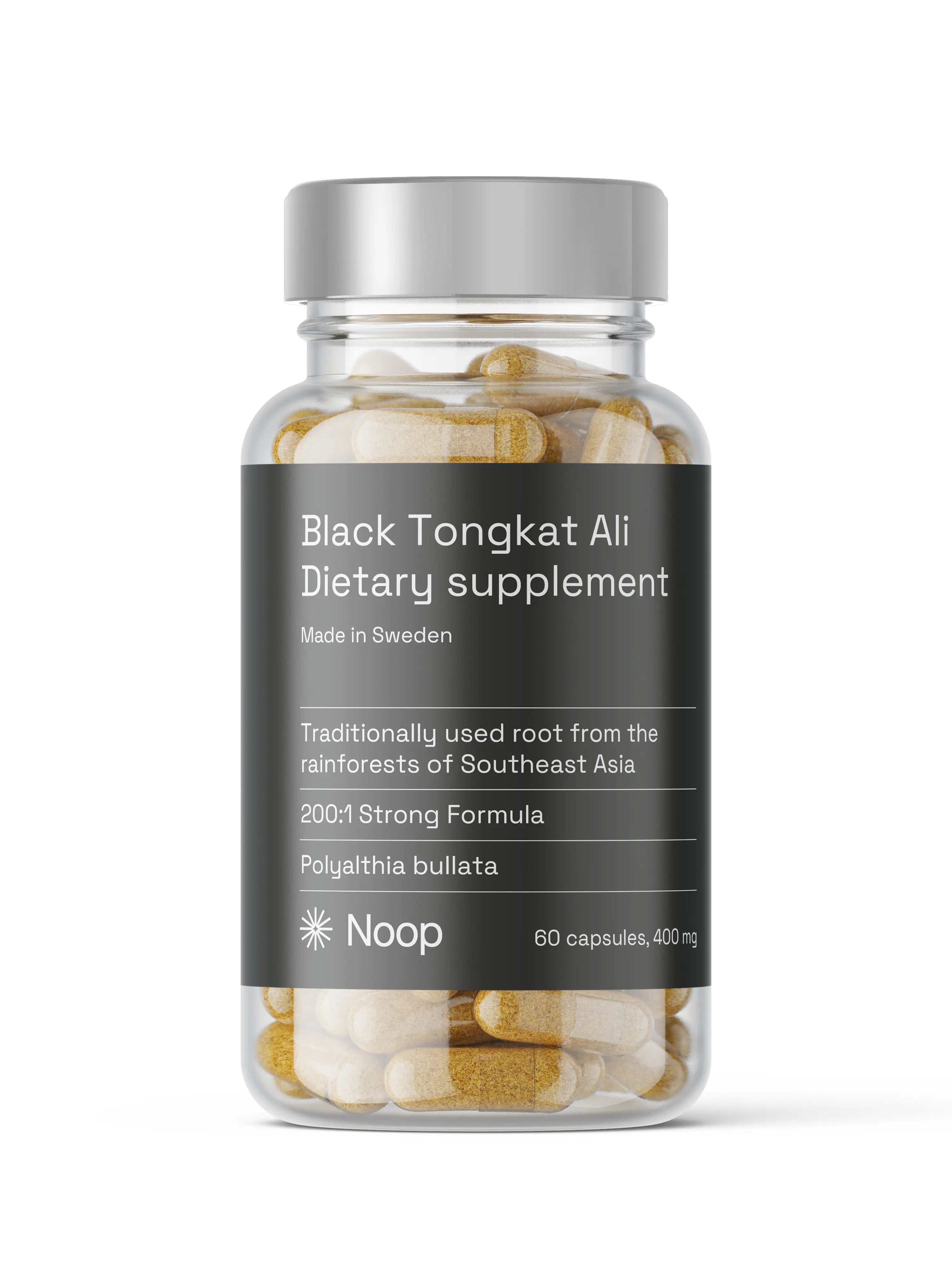 Svart Tongkat Ali Noop