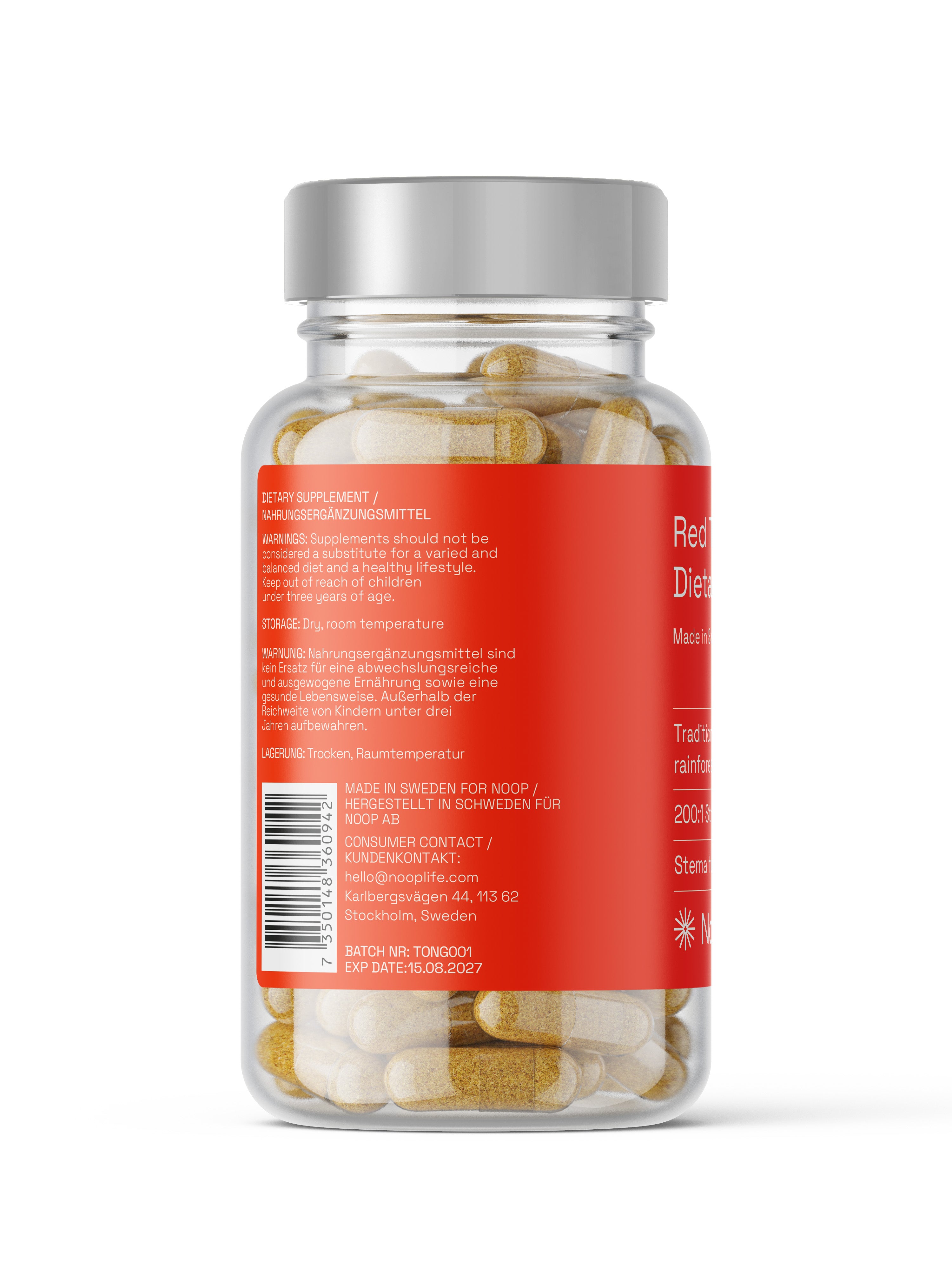 Röd Tongkat Ali Noop