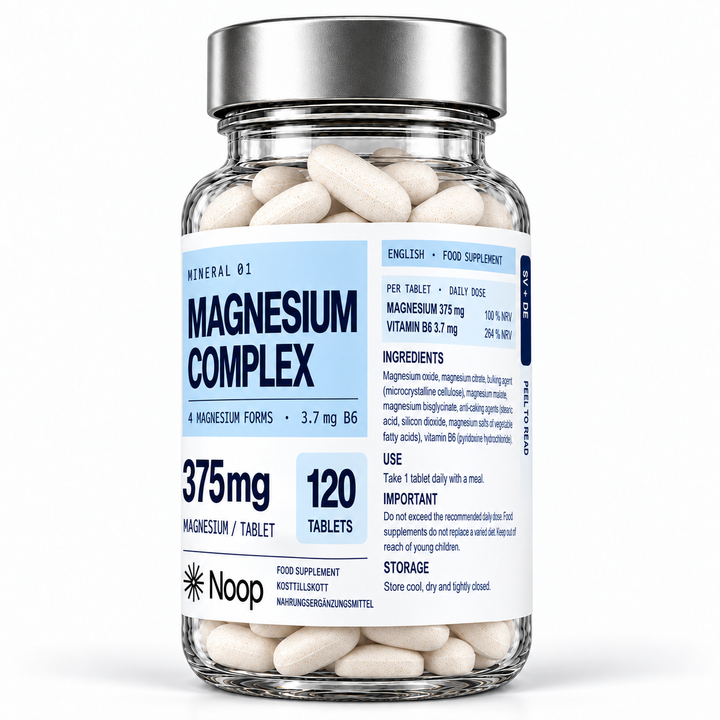 Noop Magnesium Komplex 375 mg – 120 tabletter – 120 st, produktvy 3