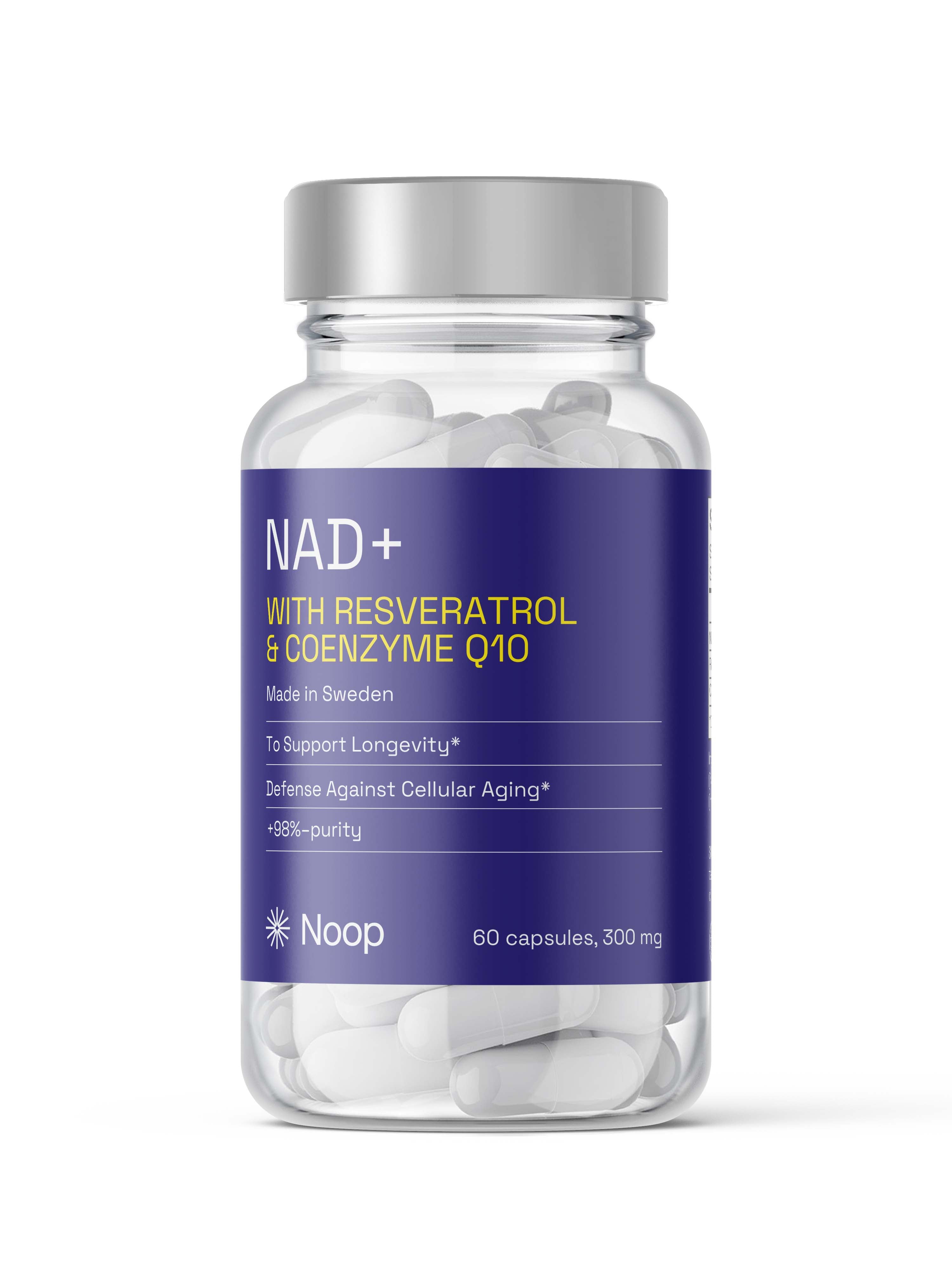 NAD+ Komplex Med Resveratrol &amp; CoQ10 Noop