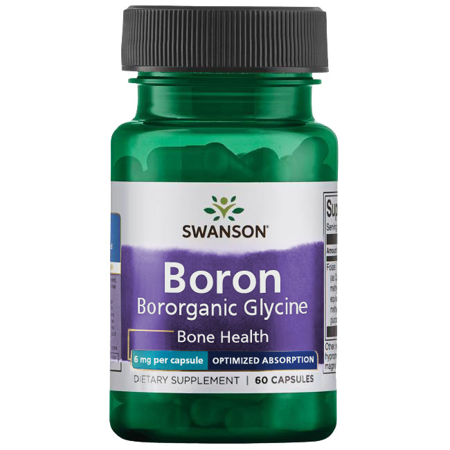 Boron Albion Boroganic Glycine, 6mg - 60 caps Swanson