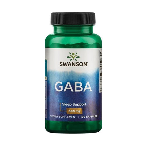 GABA 500 MG 100 kapslar Swanson