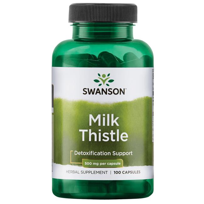 Mjölktistel Fullspektrum, 500 mg - 100 kapslar Swanson