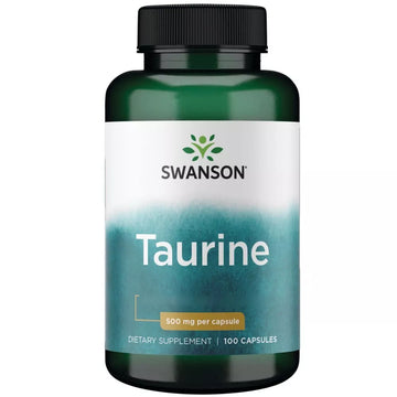 Taurine 500 mg 100 Kapslar Swanson