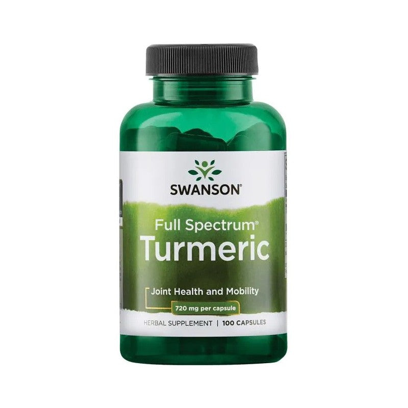 Turmeric, Kurkumin 720 mg 100 kapslar Swanson