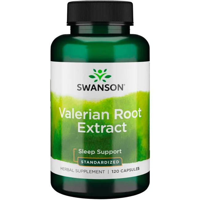 Valerianarotextrakt - 120 kapslar Swanson